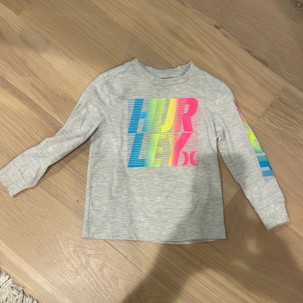 Hurley long sleeve tee - neon